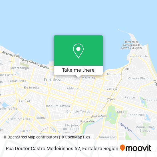 Mapa Rua Doutor Castro Medeirinhos 62