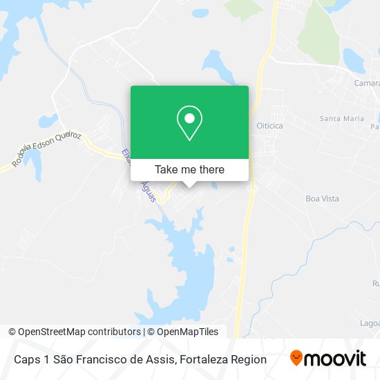 Caps 1 São Francisco de Assis map