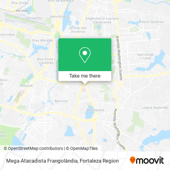 Mega Atacadista Frangolândia map