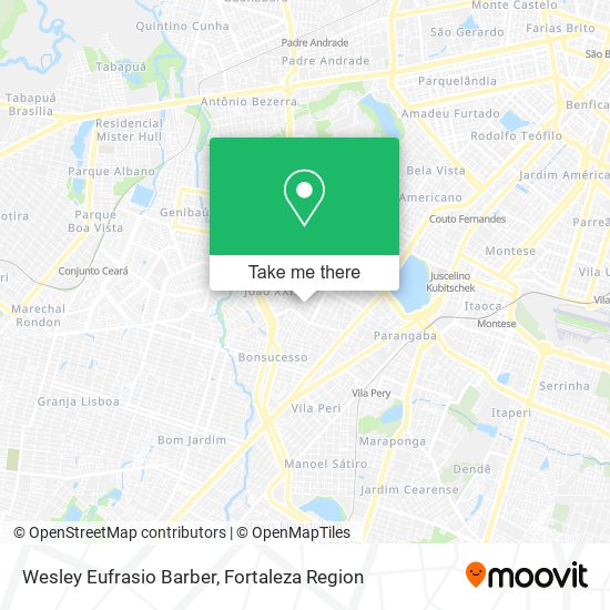 Wesley Eufrasio Barber map