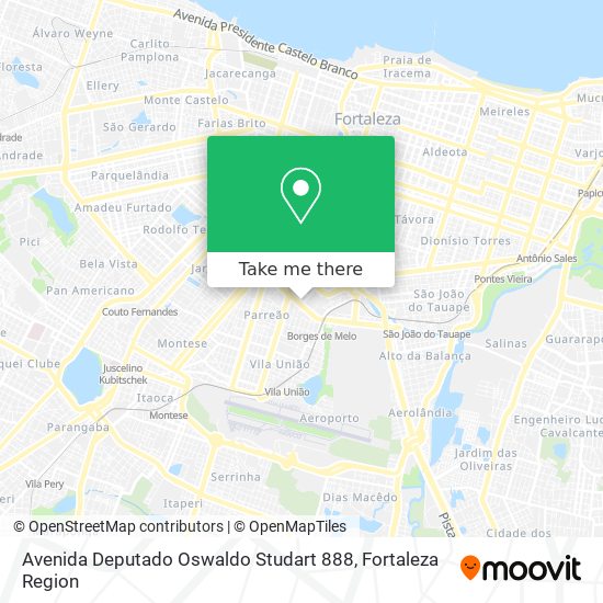 Avenida Deputado Oswaldo Studart 888 map