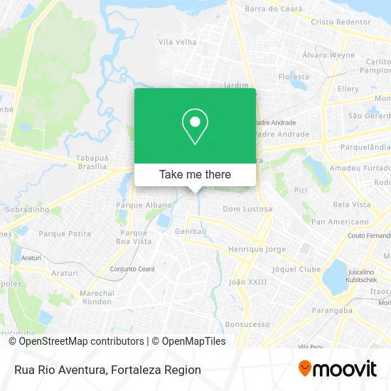 Rua Rio Aventura map