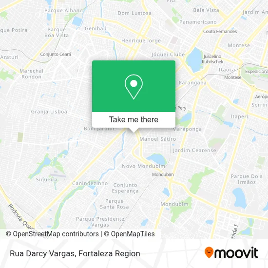 Rua Darcy Vargas map