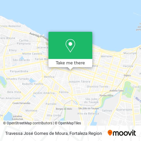 Mapa Travessa José Gomes de Moura