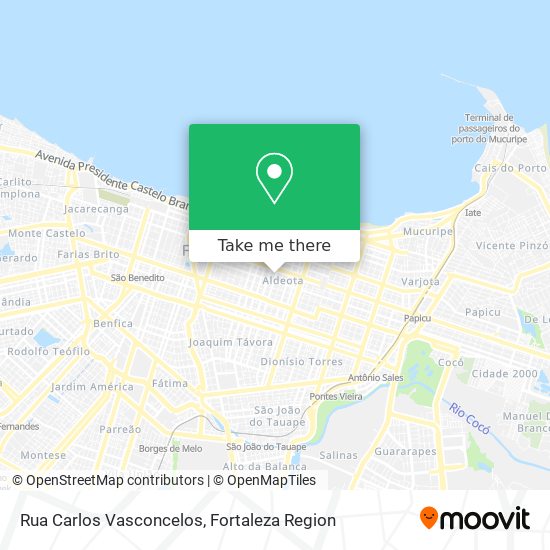Mapa Rua Carlos Vasconcelos