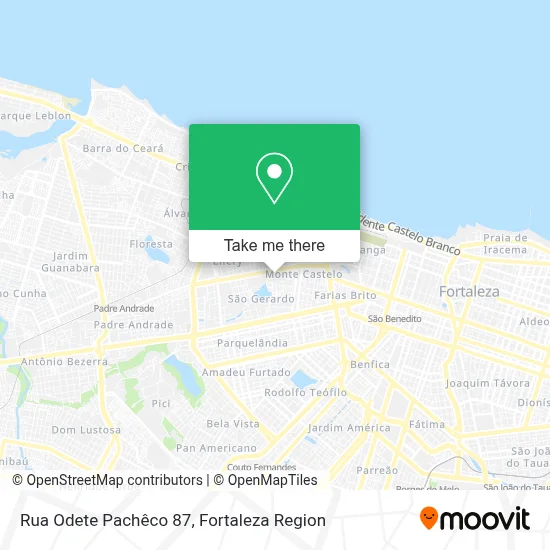 Rua Odete Pachêco 87 map