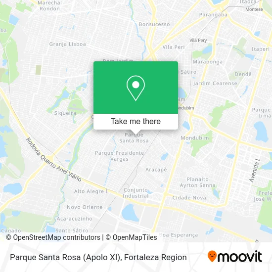 Parque Santa Rosa (Apolo XI) map