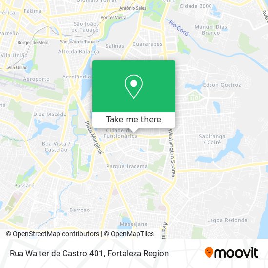 Rua Walter de Castro 401 map