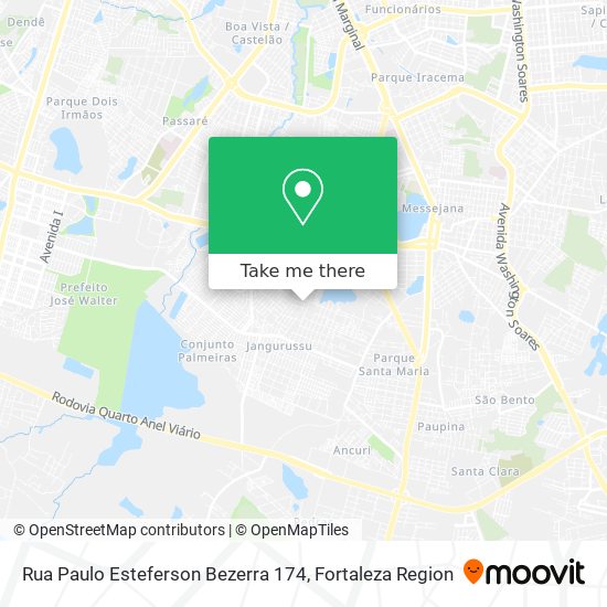 Mapa Rua Paulo Esteferson Bezerra 174