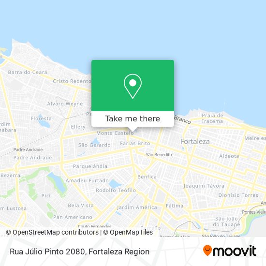Mapa Rua Júlio Pinto 2080