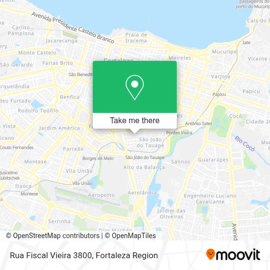 Rua Fiscal Vieira 3800 map