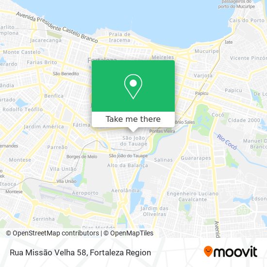 Mapa Rua Missão Velha 58