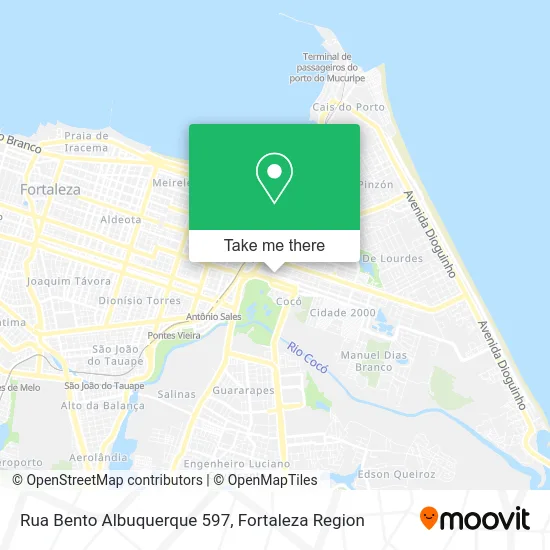 Rua Bento Albuquerque 597 map