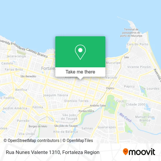 Rua Nunes Valente 1310 map