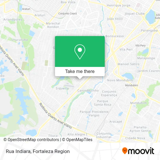 Rua Indiara map
