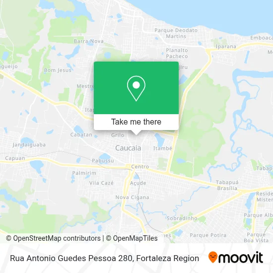 Rua Antonio Guedes Pessoa 280 map