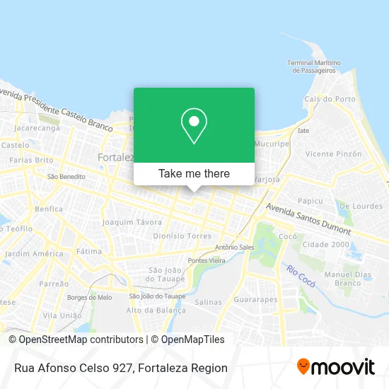 Rua Afonso Celso 927 map