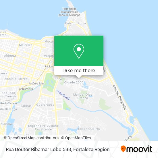 Rua Doutor Ribamar Lobo 533 map