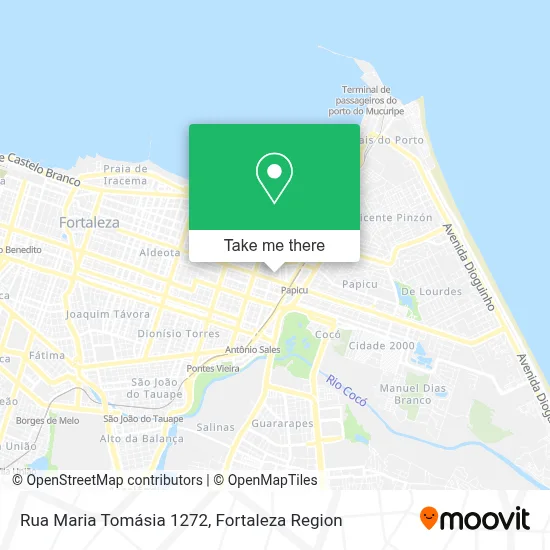 Rua Maria Tomásia 1272 map