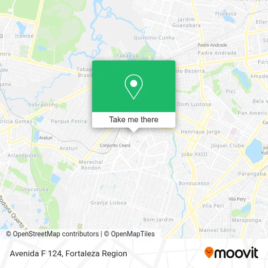 Avenida F 124 map