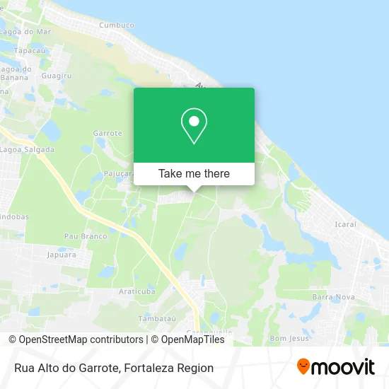 Rua Alto do Garrote map