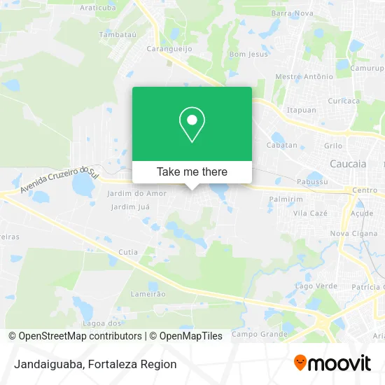 Jandaiguaba map
