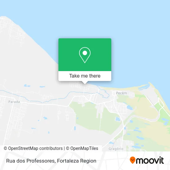 Rua dos Professores map
