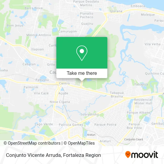 Conjunto Vicente Arruda map