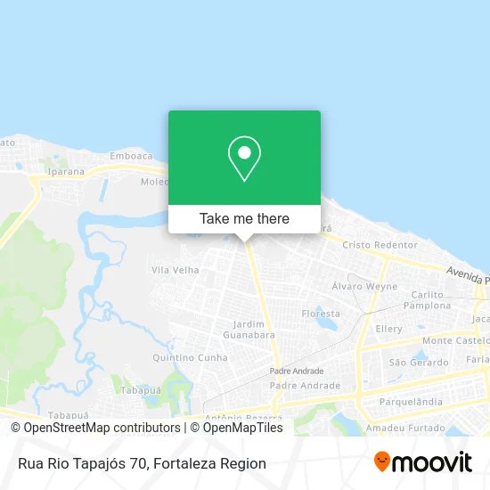 Rua Rio Tapajós 70 map