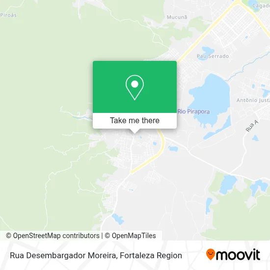 Rua Desembargador Moreira map