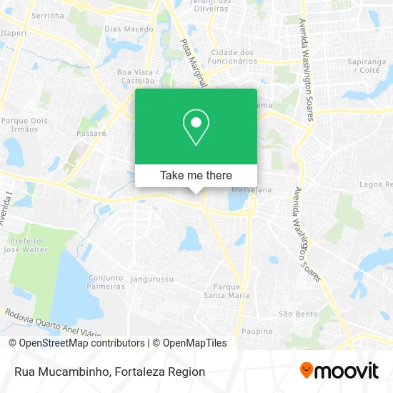 Rua Mucambinho map