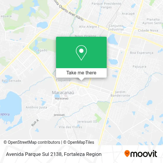 Avenida Parque Sul 2138 map