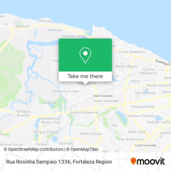 Mapa Rua Rosinha Sampaio 1336