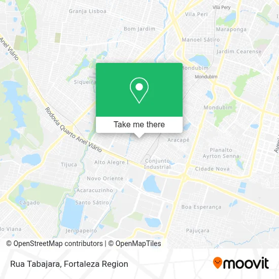 Rua Tabajara map