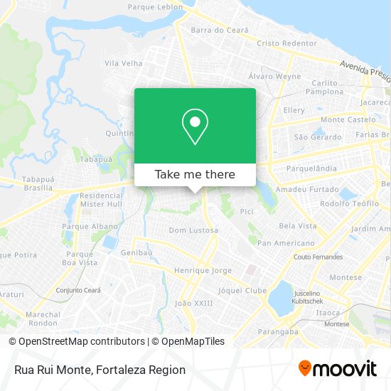 Rua Rui Monte map