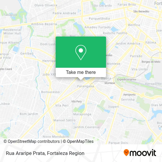 Rua Araripe Prata map