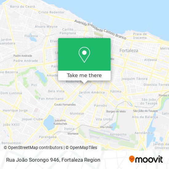 Rua João Sorongo 946 map