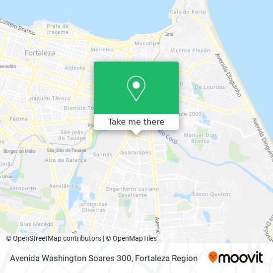 Avenida Washington Soares 300 map