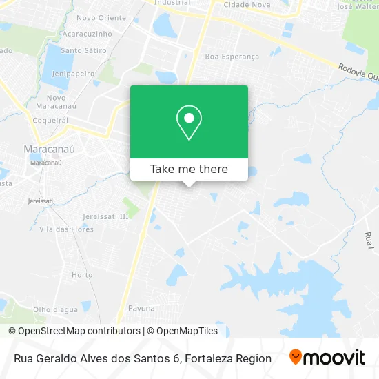 Rua Geraldo Alves dos Santos 6 map