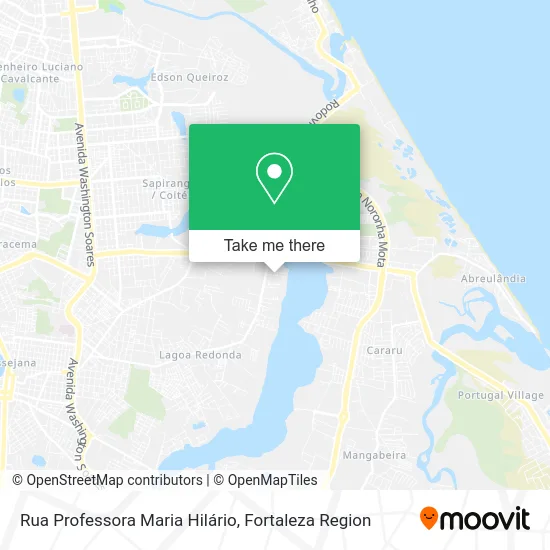 Rua Professora Maria Hilário map
