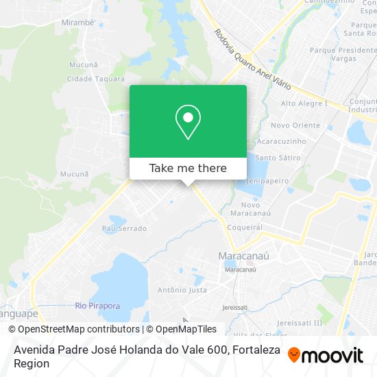Avenida Padre José Holanda do Vale 600 map