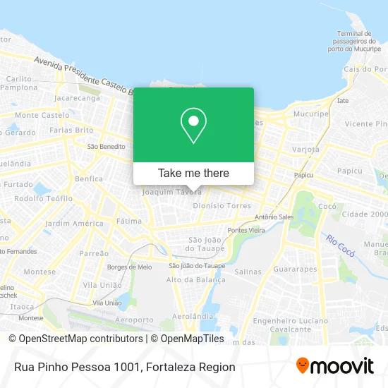 Rua Pinho Pessoa 1001 map