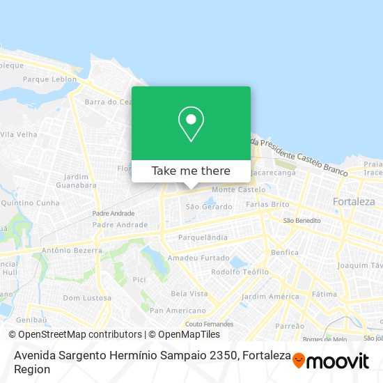 Avenida Sargento Hermínio Sampaio 2350 map