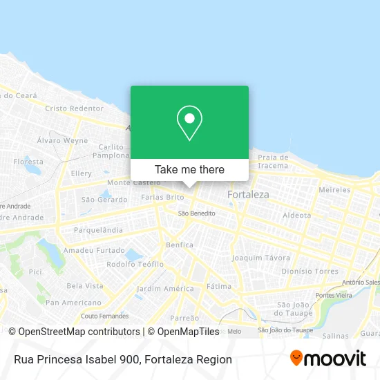 Rua Princesa Isabel 900 map