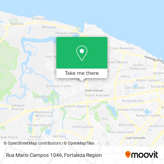 Rua Mario Campos 1046 map