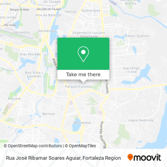 Rua José Ribamar Soares Aguiar map