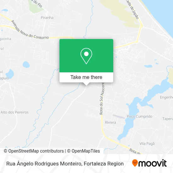 Rua Ângelo Rodrigues Monteiro map