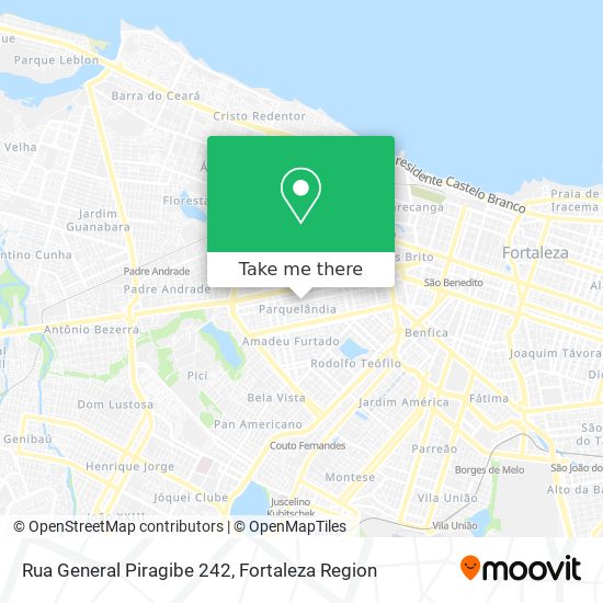 Mapa Rua General Piragibe 242