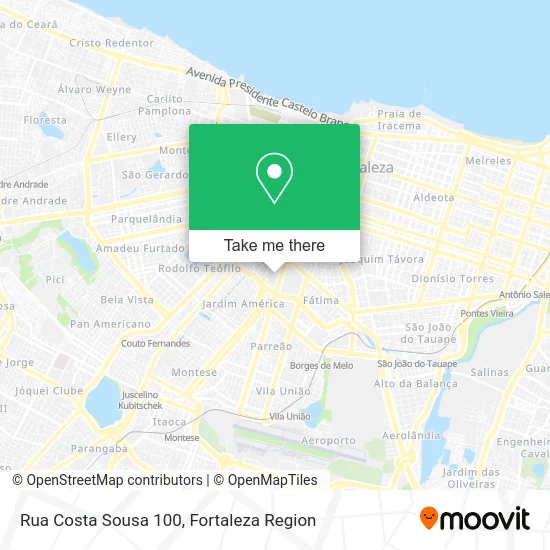 Rua Costa Sousa 100 map