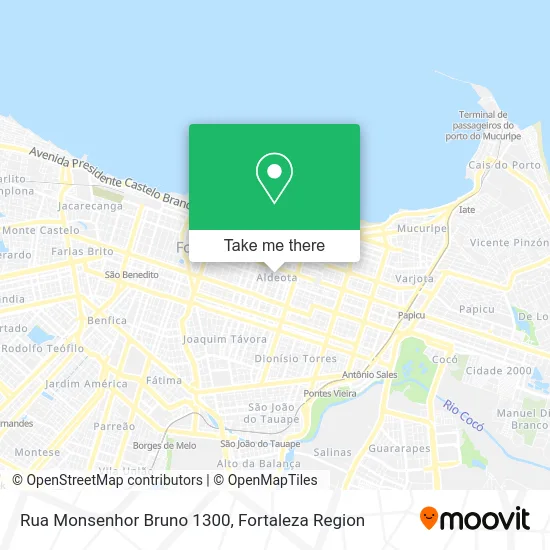 Rua Monsenhor Bruno 1300 map